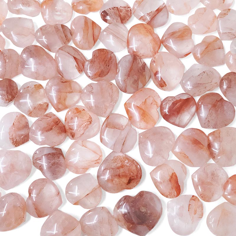 Madagascar Fire Quartz Mini Heart 4 Madagascar Fire Quartz Mini Heart | Crystal Factory
