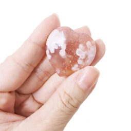 Madagascar Flower Agate Mini Heart 9 Madagascar Flower Agate Mini Heart | Crystal Factory