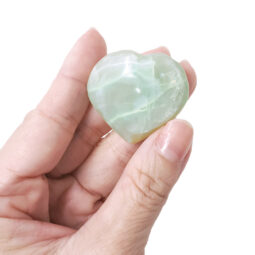 Madagascar Green Moonstone (Garnierite) Mini Heart 9 Madagascar Green Moonstone (Garnierite) Mini Heart | Crystal Factory