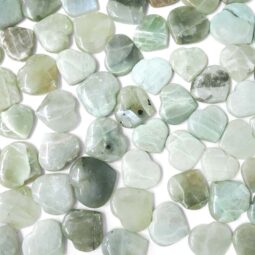 Madagascar Green Moonstone (Garnierite) Mini Heart 8 Madagascar Green Moonstone (Garnierite) Mini Heart | Crystal Factory