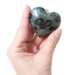 Madagascar Kambaba Jasper Small Heart 10 Madagascar Kambaba Jasper Small Heart | Crystal Factory