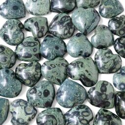 Madagascar Kambaba Jasper Small Heart | Crystal Factory