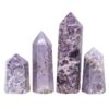1.19kg Madagascar Lepidolite Terminated Point Set 4 Pieces R752 1 Madagascar Lepidolite Terminated Point Set 4 Pieces R752 | Crystal Factory