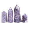 1.29kg Madagascar Lepidolite Terminated Point Set 4 Pieces R758 1 Madagascar Lepidolite Terminated Point Set 4 Pieces R758 | Crystal Factory