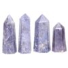Madagascar Lepidolite Terminated Point Set 4 Pieces R760 | Crystal Factory