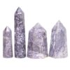 1.44kg Madagascar Lepidolite Terminated Point Set 4 Pieces R766 1 Madagascar Lepidolite Terminated Point Set 4 Pieces R766 | Crystal Factory