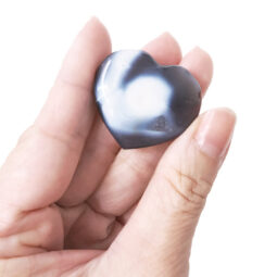 Madagascar Orca Agate Mini Heart 10 Madagascar Orca Agate Mini Heart | Crystal Factory