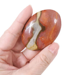 Madagascar Polychrome Jasper Palm Stones 500g Parcel | Crystal Factory