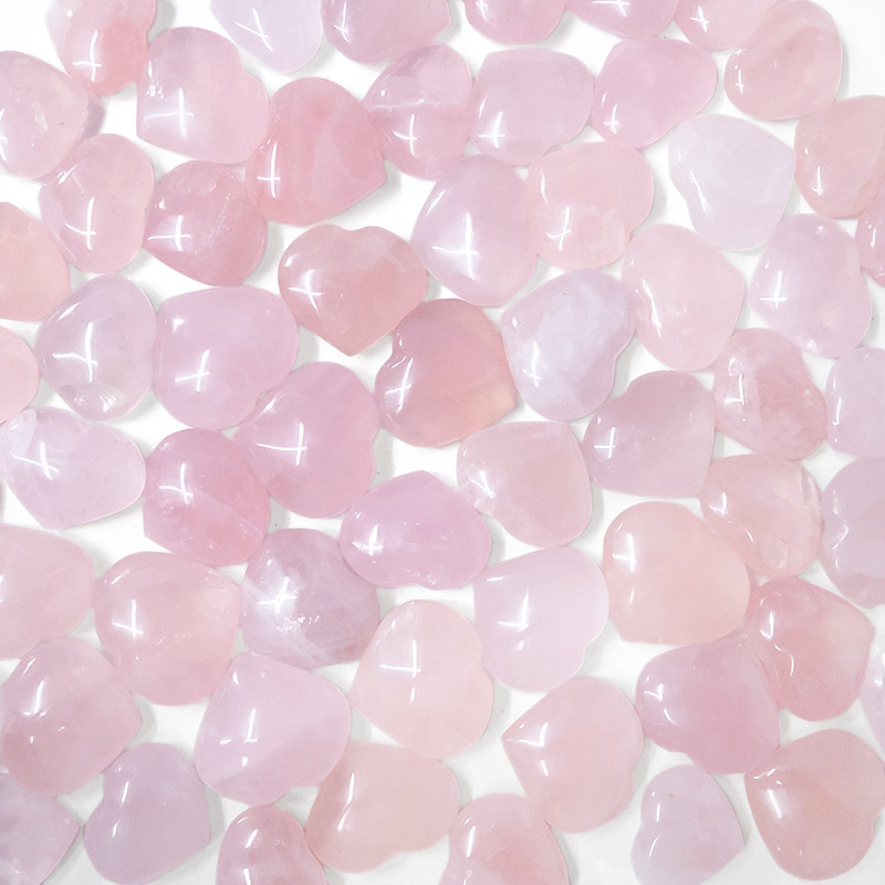 Madagascar Rose Quartz Mini Heart 4 Madagascar Rose Quartz Mini Heart | Crystal Factory
