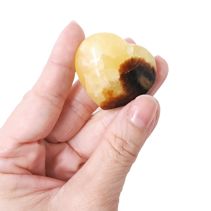 Madagascar Septarian Mini Heart 5 Madagascar Septarian Mini Heart | Crystal Factory