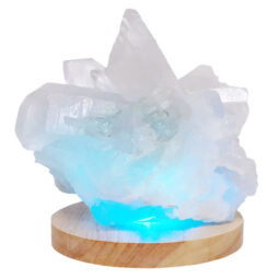 Multicolour LED Light Crystal Display Base with Remote Control 15cm | Crystal Factory