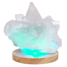 Multicolour LED Light Crystal Display Base with Remote Control 15cm | Crystal Factory