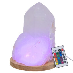 Multicolour LED Light Crystal Display Base with Remote Control 20cm | Crystal Factory