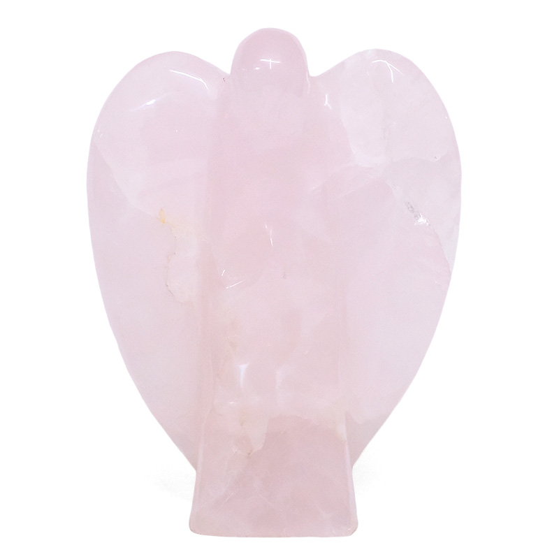 1.28kg Rose Quartz Crystal Angel T3329 3 Rose Quartz Crystal Angel T3329 | Crystal Factory