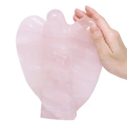 1.95kg Rose Quartz Crystal Angel T3330 5 Rose Quartz Crystal Angel T3330 | Crystal Factory