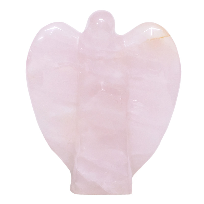 1.95kg Rose Quartz Crystal Angel T3330 3 Rose Quartz Crystal Angel T3330 | Crystal Factory