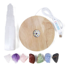 Selenite Chakra Balancing Crystal Generator 20cm Package | Crystal Factory
