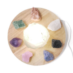 Selenite Chakra Balancing Crystal Generator 30cm Package | Crystal Factory