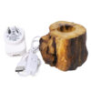 Tree Stump LED Light Crystal Display Base - Warm Light 6001 2 Tree Stump LED Light Crystal Display Base - Warm Light 6001 | Crystal Factory
