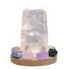 1.65kg Clear Quartz Healing Generator Package on 15cm LED Light Base P2253 1 Clear Quartz Power Generator Package on 15cm LED Light Base P2253 | Crystal Factory
