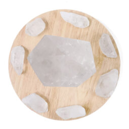 2.37kg Clear Quartz Power Generator Package on 20cm LED Light Base P2254 7 Clear Quartz Power Generator Package on 15cm LED Light Base P2254 | Crystal Factory