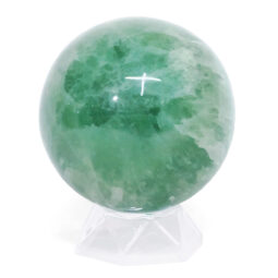 Madagascar Green Fluorite Sphere P2295 | Crystal Factory