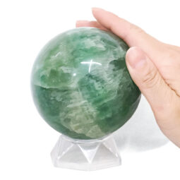 Madagascar Green Fluorite Sphere P2297 | Crystal Factory