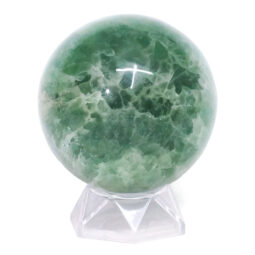 Madagascar Green Fluorite Sphere P2297 | Crystal Factory