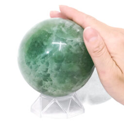 Madagascar Green Fluorite Sphere P2298 | Crystal Factory