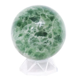 Madagascar Green Fluorite Sphere P2298 | Crystal Factory