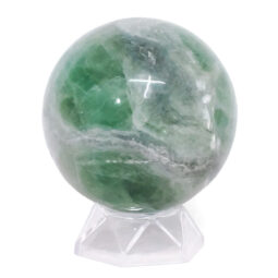 Madagascar Green Fluorite Sphere P2300 | Crystal Factory