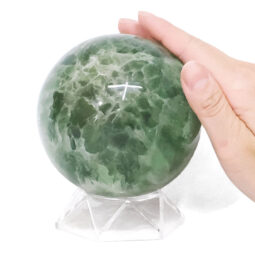 1.37kg Madagascar Green Fluorite Sphere P2305 5 Madagascar Green Fluorite Sphere P2305 | Crystal Factory