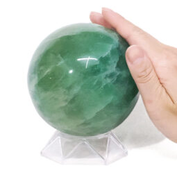 Madagascar Green Fluorite Sphere P2306 | Crystal Factory
