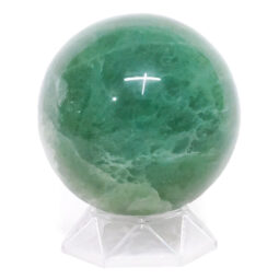 Madagascar Green Fluorite Sphere P2306 | Crystal Factory