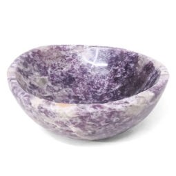 Madagascar Lepidolite Crystal Bowl P2316 | Crystal Factory
