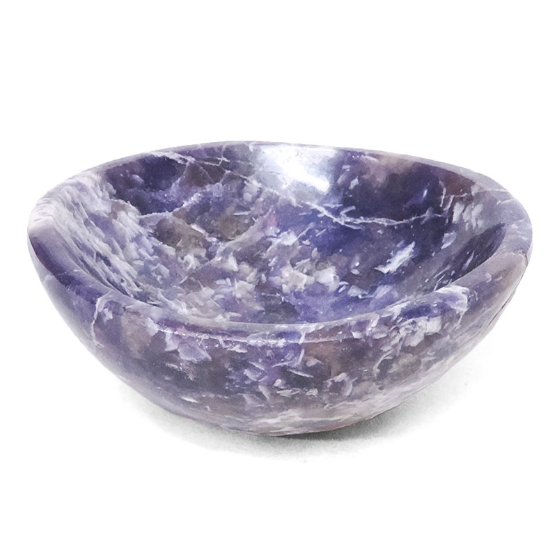 0.64kg Madagascar Lepidolite Crystal Bowl P2317 3 Madagascar Lepidolite Crystal Bowl P2317 | Crystal Factory