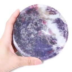 0.72kg Madagascar Lepidolite Crystal Bowl P2322 5 Madagascar Lepidolite Crystal Bowl P2322 | Crystal Factory