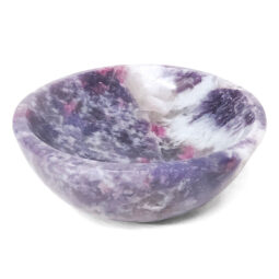 Madagascar Lepidolite Crystal Bowl P2322 | Crystal Factory