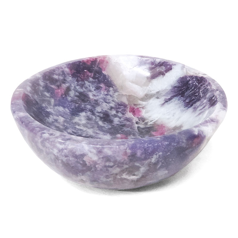 0.72kg Madagascar Lepidolite Crystal Bowl P2322 3 Madagascar Lepidolite Crystal Bowl P2322 | Crystal Factory