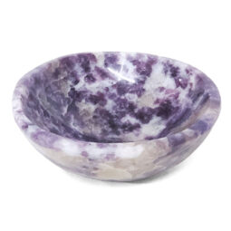 Madagascar Lepidolite Crystal Bowl P2325 | Crystal Factory