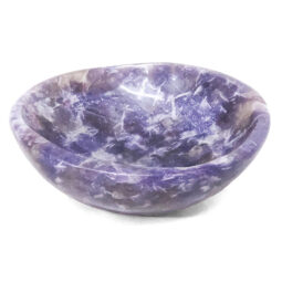 Madagascar Lepidolite Crystal Bowl P2328 | Crystal Factory