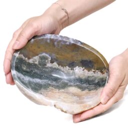 1.46kg Madagascar Ocean Jasper Crystal Bowl P2290 6 Madagascar Ocean Jasper Crystal Bowl P2290 | Crystal Factory