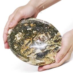 1.18kg Madagascar Ocean Jasper Crystal Bowl P2294 5 Madagascar Ocean Jasper Crystal Bowl P2294 | Crystal Factory