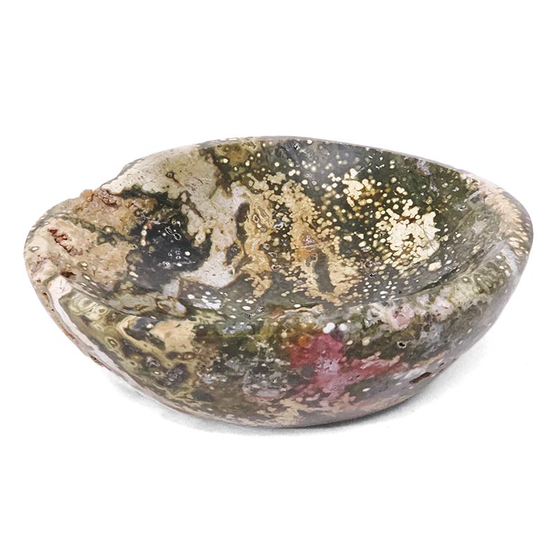 1.18kg Madagascar Ocean Jasper Crystal Bowl P2294 3 Madagascar Ocean Jasper Crystal Bowl P2294 | Crystal Factory