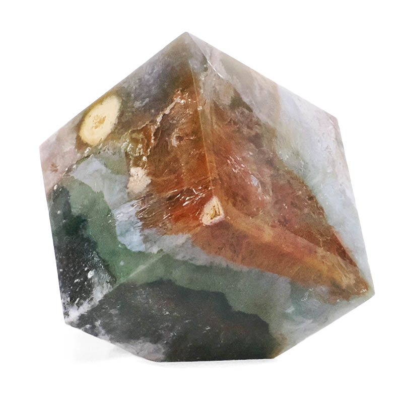 1.60kg Madagascar Ocean Jasper Crystal Cube P2270 4 Madagascar Ocean Jasper Crystal Cube P2270 | Crystal Factory