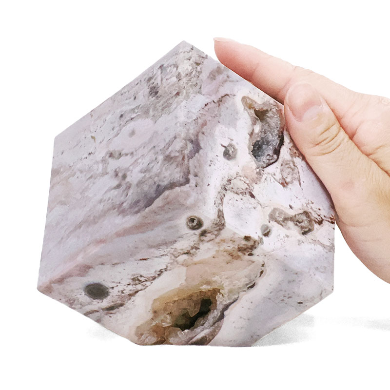 1.46kg Madagascar Ocean Jasper Crystal Cube P2273 4 Madagascar Ocean Jasper Crystal Cube P2273 | Crystal Factory