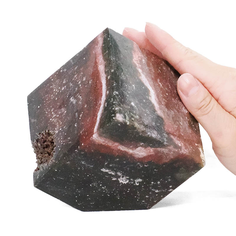1.53kg Madagascar Ocean Jasper Crystal Cube P2274 4 Madagascar Ocean Jasper Crystal Cube P2274 | Crystal Factory