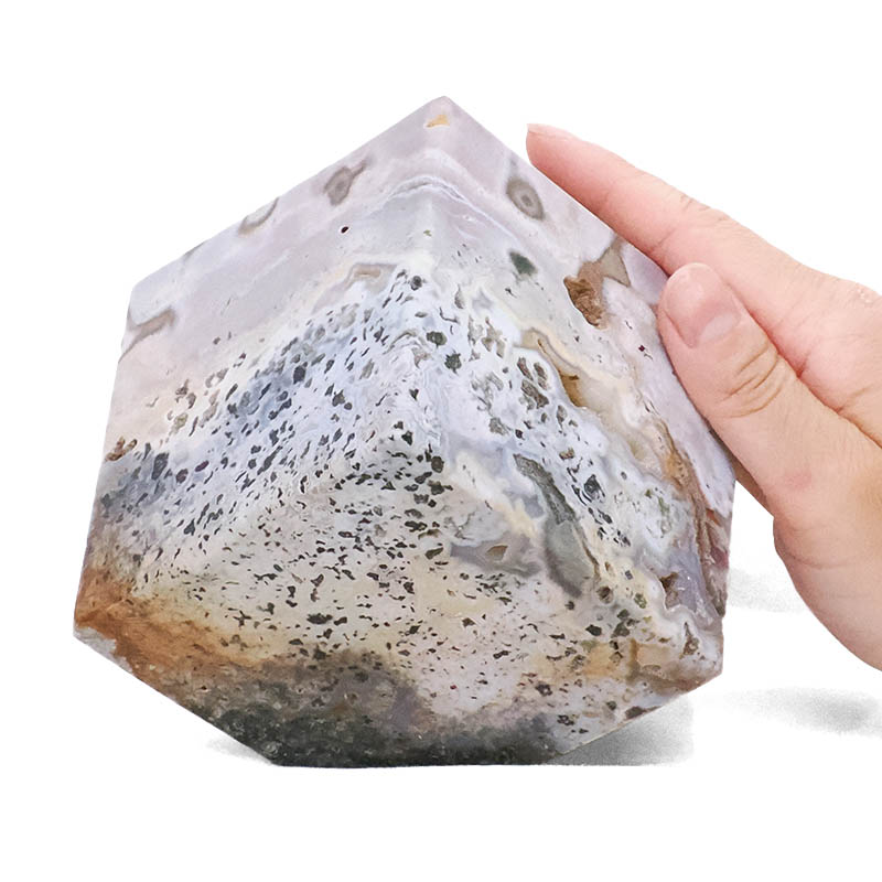 1.69kg Madagascar Ocean Jasper Crystal Cube P2275 4 Madagascar Ocean Jasper Crystal Cube P2275 | Crystal Factory