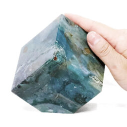 Madagascar Ocean Jasper Crystal Cube P2277 | Crystal Factory