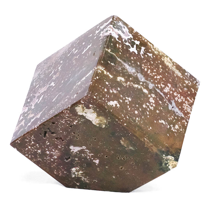 1.58kg Madagascar Ocean Jasper Crystal Cube P2282 4 Madagascar Ocean Jasper Crystal Cube P2282 | Crystal Factory